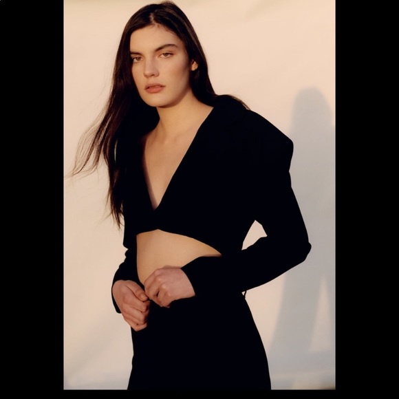 🚨⚡️(flash sale)⚡️🚨NWT ZARA Black Cut Out Jumpsuit LIMITED EDITION - Picture 6 of 8